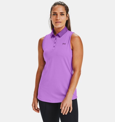 Polo senza maniche UA Zinger da donna