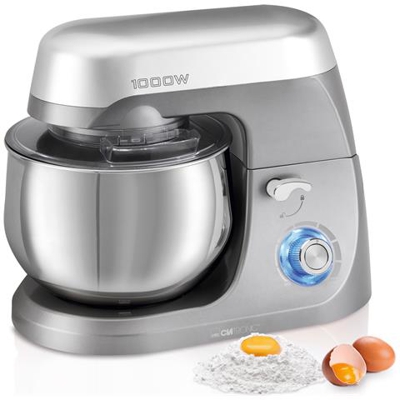 Impastatrice Planetaria Robot Cucina Multifunzione 5 Litri Argento 1000w Clatronic Km 3709