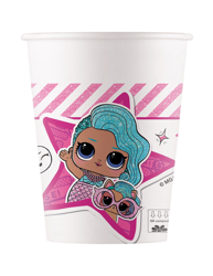 8 bicchieri di cartoncino compostabile LOL™ características