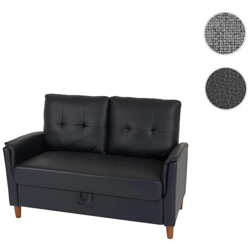 Divano A 2 Posti Relax Tv Con Vano Contenitore Hwc-h23 Ecopelle Nero precio