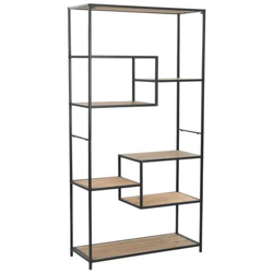 Libreria In Massello Di Abete E Acciaio 90,5x35x180 Cm precio
