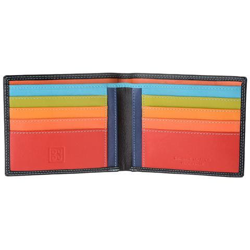 Portafoglio Uomo Porta Carte Di Credito In Vera Pelle Da 8 Tessere Porta Banconote Dudu Nero en oferta