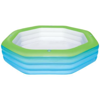 54119 Piscina gonfiabile Ottagonale 1030L Blu, Verde piscina fuori terra