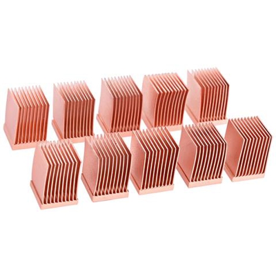 Ram Gpu dissipatori di calore di rame 10x10mm - 10pcs