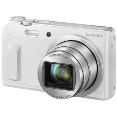 DMC-TZ58 Bianco Sensore MOS 16Mpx Zoom Ottico 20x Display 3'' Filmati Full HD Wi-Fi