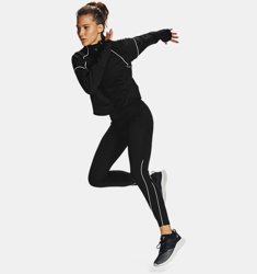 Maglia UA RUSH™ ColdGear® ½ Zip da donna en oferta