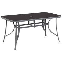 Tavolo Da Giardino ''cordoba'' - Phoenix - 6 Posti - Argentato en oferta