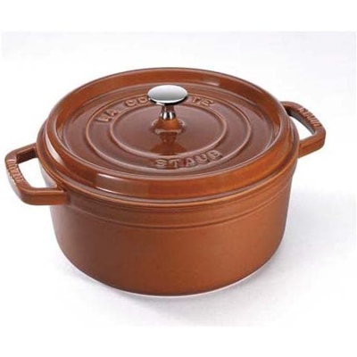 Casseruola tonda ghisa 28cm cannella