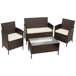 Set Da Giardino In Rattan Madeira - Marrone precio