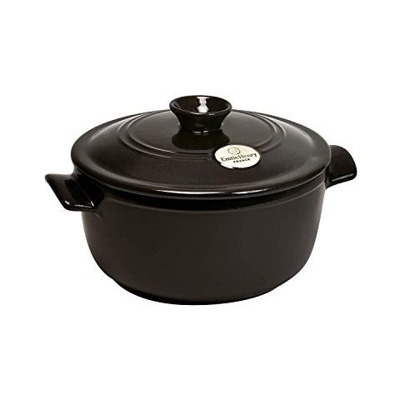 Casseruola Tonda Cocotte 26x26cm H. 16cm Fusian Nero Flame