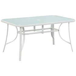 Tavolo Da Giardino ''cordoba'' - Phoenix - 6 Posti - Bianco precio
