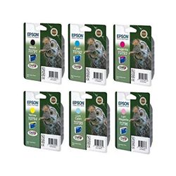 T079, Set Cartucce D'inchiostro Per Stylus 1400 Photo Printer, 6 Colori características