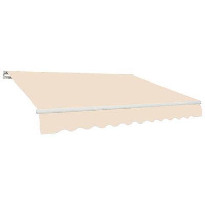 Tenda Da Sole Barra Quadra 200x300 Cm Tessuto In Poliestere Beige Unito