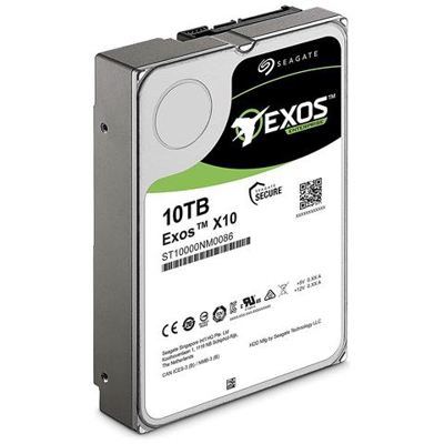 Hard Disk Interno Exos X Capacità 10TB 3.5'' Interfaccia SATA 6 Gb / s Buffer 256MB 7200 rpm