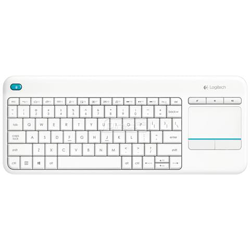 Tastiera Touch Wireless K400 Plus Colore Bianco Layout Danese / Finlandese / Norvegese / Svedese características