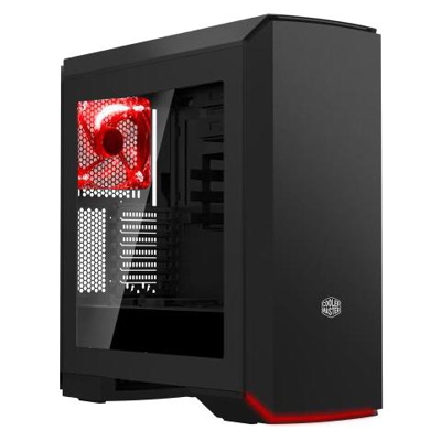Case PC MasterCase Pro 6 Middle Tower ATX / Micro-ATX / Mini-ITX 2 Porte USB 3.0 Illuminazione Rossa Colore Nero