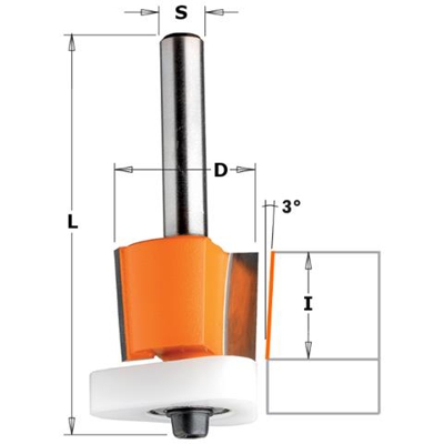 Fresa X Rifilare C/cusc. Triang. Hw S=8 D=19x15.87x59 Dx 907.190.11