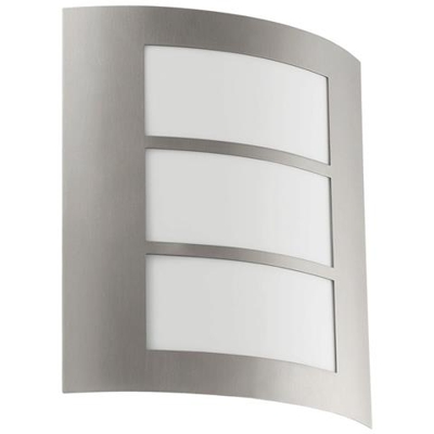 Luce Da Parete Esterna City 60 W Argento 88139