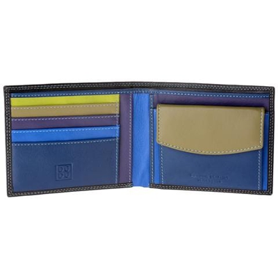 Portafoglio Uomo In Pelle Nappa Colorato Con Portamonete E Porta Carte Dudu Woods