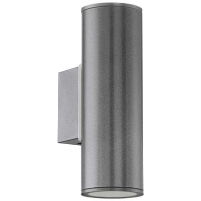 Lampada A Led Da Parete Esterna Riga Grigio Scuro 94103