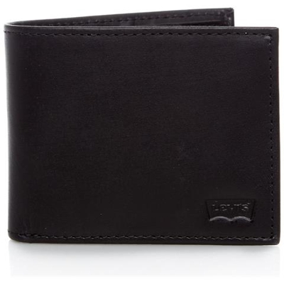 Portafoglio Apribile Levis Casual Classics Hunte Batwing Leather Nero (default, Nero)