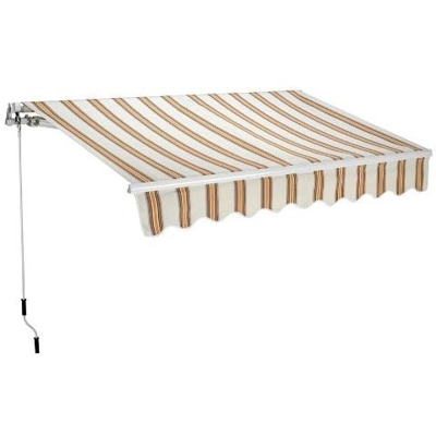 Tenda Da Esterno, Barra Quadra, Rullo In Alluminio, 250x200 Cm Riga Verde