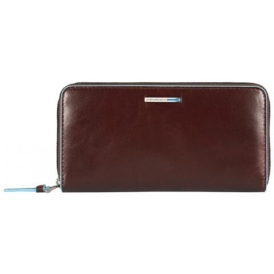 Blue Square Portafoglio Da Donna Con Portamonete E Porta Carte Di Credito, Mogano Pd3229b2 / mo Dimensioni: 18 x 9,50 x 2,50 cm Peso: 130g