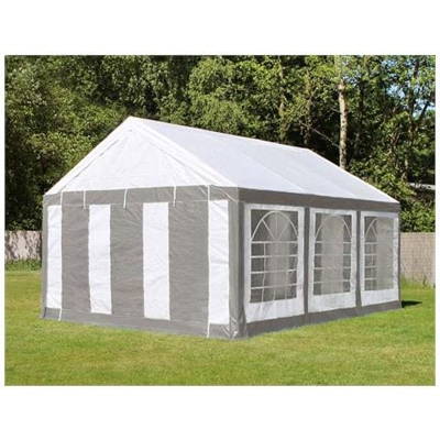Tendone per feste PE bianco e grigio 4x6 m