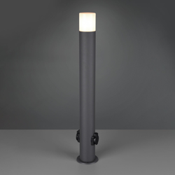 Lampione Hoosic con prese, antracite precio