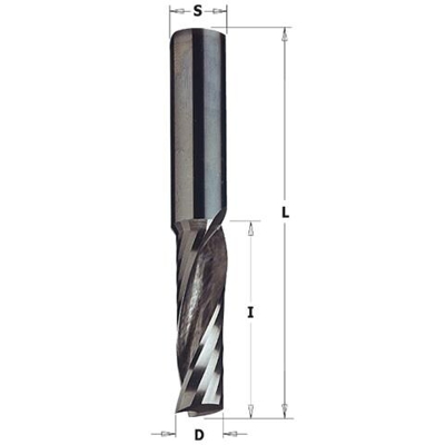 Fresa Elicoidale Z1 Pos. Hwm D=10x42x80 Dx 198.101.11