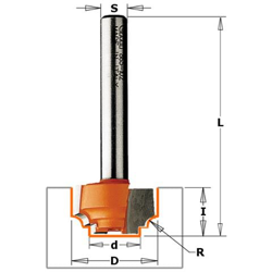 Fresa Profilata Hw Z2 S=8 D=12.7x12.7 R=1.2 965.101.11 características