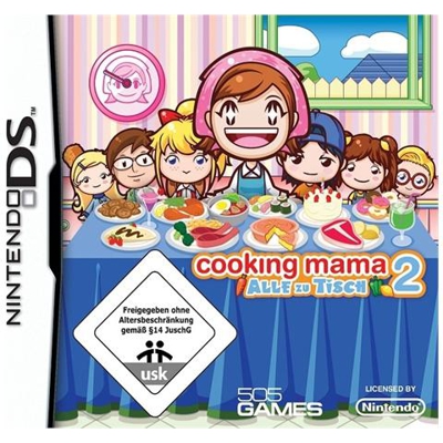Cooking Mama 2: Dinner with Friends (DS) , Nintendo DS, Simulazione, E (tutti)