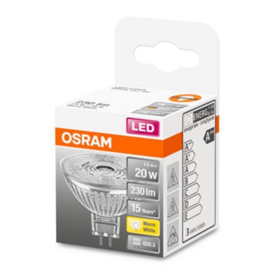 OSRAM LED riflettore vetro Star GU5,3 2,6W 4.000 K