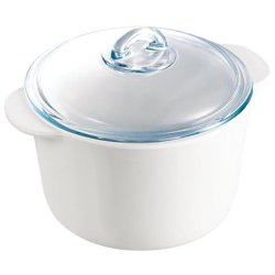 Cocotte in Vetroceramica con Coperchio - Capacità 3 Lt. - Linea Pyroflam en oferta