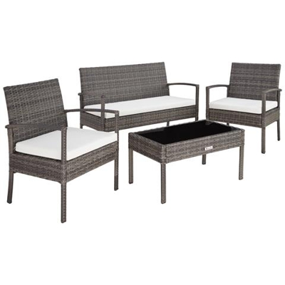 Set In Rattan Sparta 3+1 - Grigio