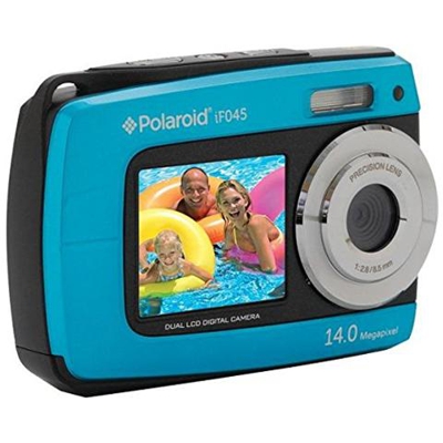 IF045 Blu Sensore CMOS 14Mpx Zoom ottico 5x Doppio Display 2.7'' / 1.5'' USB