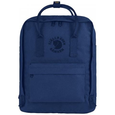 Re-Kånken, Blu, Poliestere, Front pocket, Cerniera