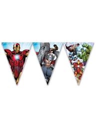 Ghirlanda con bandierine Avengers Mighty™ en oferta