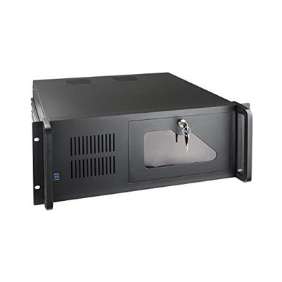 ''Tooq RACK-406N-USB3 - Custodia per computer (per rack 19''''4U, chiusura anteriore con formato ATX con chiave, 2 x USB 3.0) ''