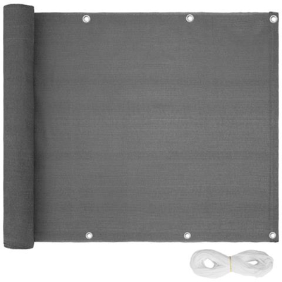 800569 Telo Frangivista Per Balcone, Variante 2 - Grigio, 90 Cm