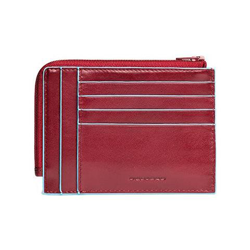 Pu1243b2 Portafoglio, Collezione Blu Square, Rosso en oferta