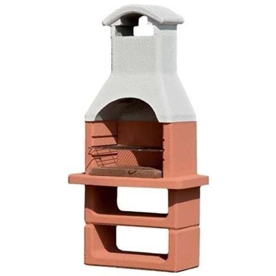 Forno A Carbone Beton 90x59x184 Barbecue Per Esterno