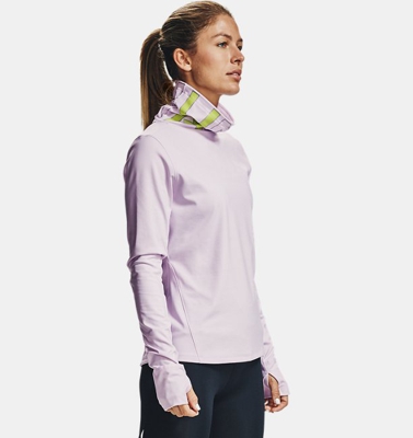 Maglia UA Qualifier Ignight ColdGear® Funnel Neck da donna