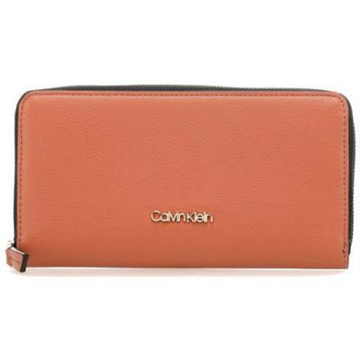 Portafoglio Donna Ck Must Ziparound Wallet Cuoio K60k606374gae