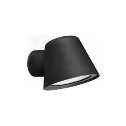 Gina 71367-applique, 35 W, In Alluminio Iniettato, Vetro Trasparente, Colore: Nero en oferta