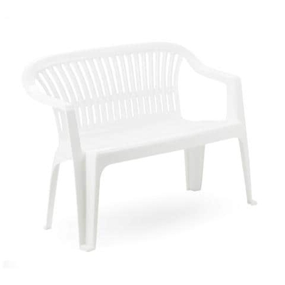 Panchina in Polipropilene Bianco - Modello Diva
