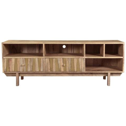 Mobile Tv Design In Legno Di Mango E Ottone Zaika precio