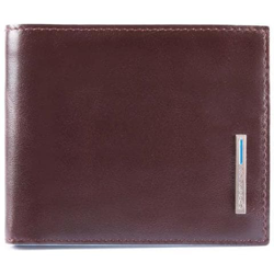 Portafoglio Uomo Con Portamonete, Porta Carte Blue Square - Pu4188b2r - Mogano características