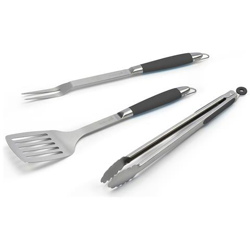 Set Di 3 Posate Con Manico Nero 2230036030 en oferta