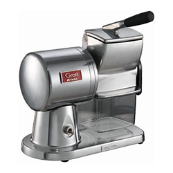 449 Gratì Superior - Grattugia Elettrica Professionale in alluminio pressofuso per formaggio, pane, cioccolata, frutta secca, 350 watt - Argento Spazzolato Lucido precio